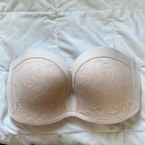 Strapless bra